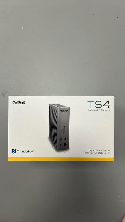 CalDigit TS4 Thunderbolt Station 4 – 18 poorten, Computers en Software, Dockingstations, Zo goed als nieuw, Ophalen of Verzenden