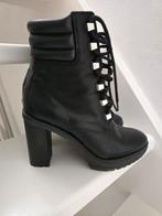 Tommy Hilfiger blauwe leren laarzen, Hoge laarzen, Blauw, Ophalen of Verzenden, Gedragen