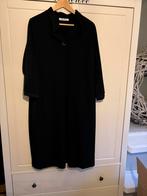 Travelstof jurk zwart maat 46, Knielengte, Ophalen of Verzenden, Zo goed als nieuw, Maat 46/48 (XL) of groter