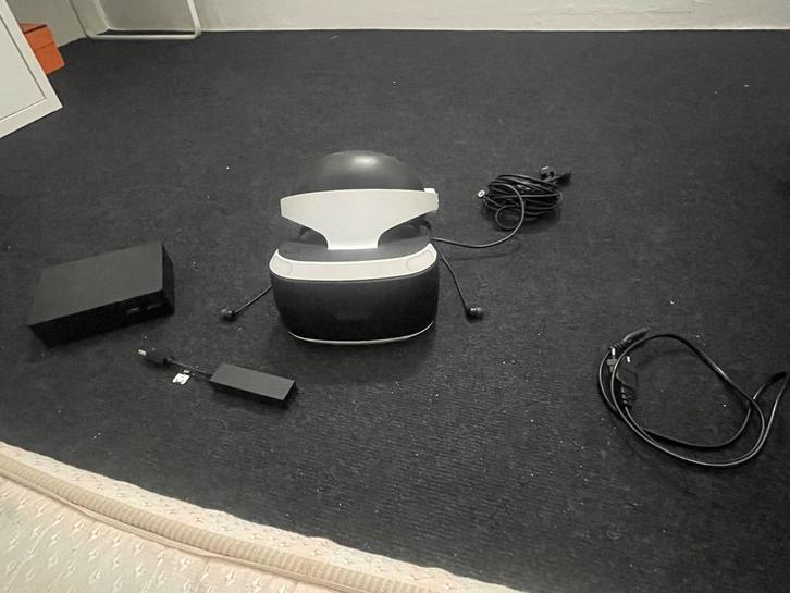 PS VR V2 Headset + Processing Unit – Mist Camera & 12V Kabel, Spelcomputers en Games, Virtual Reality, Zo goed als nieuw, Sony PlayStation