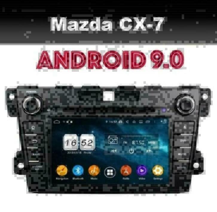 Mazda CX7 radio navigatie android 9.0 wifi carkit dab 8core, Auto diversen, Autoradio's, Nieuw, Ophalen of Verzenden