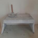 Oud opstapje/vensterbankkrukje, Antiek en Kunst, Ophalen of Verzenden
