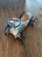 Goki retro loopauto zilver, Ophalen, Gebruikt