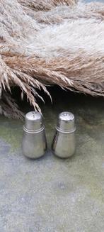 Zilverplated Peper en Zoutstel, Ophalen of Verzenden, Gebruikt, Zilver, Los bestek