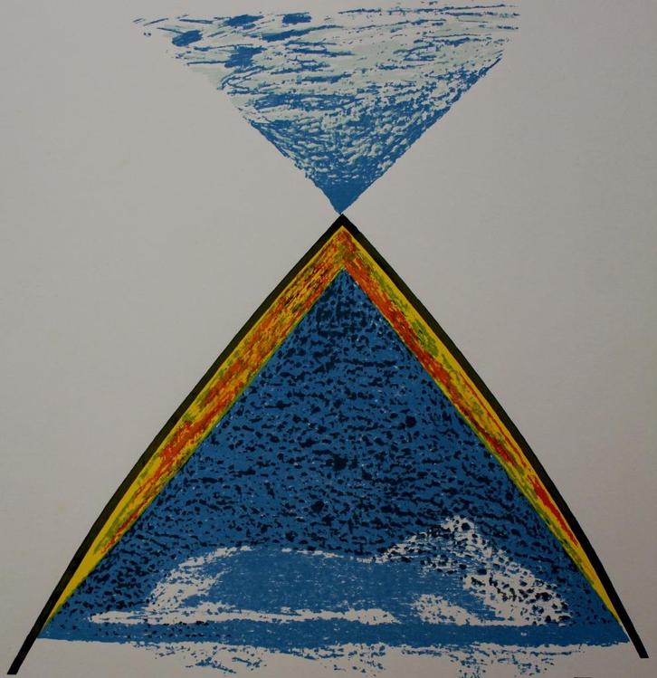 Arnold van Griensven - Zeefdruk: Zonder titel, Antiek en Kunst, Kunst | Litho's en Zeefdrukken, Ophalen of Verzenden
