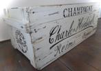Champagne kist/unieke houten krat/Charles Heidsieck/vintage, Huis en Inrichting, Woonaccessoires | Kisten, Minder dan 50 cm, Nieuw