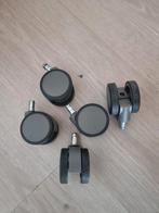 IKEA Bureaustoel Wielen Set van 5, Doe-het-zelf en Verbouw, Verzenden, Gebruikt