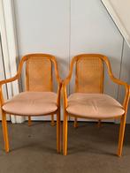4 originele Casala West-Germany eetkamerstoelen vintage ‘80, Bruin, Ophalen of Verzenden, Vier, Hout
