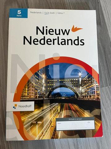 Nieuw Nederlands 5 HAVO flex boek editie 7 beschikbaar voor biedingen