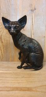 SPHYNZ / NAAKTKAT / brons / 2 modellen, Ophalen of Verzenden, Nieuw, Hond of Kat, Beeldje of Figuurtje