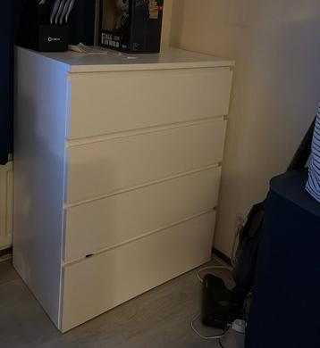 IKEA MALM KAST 80x100 (wit mat) - afbeelding 1