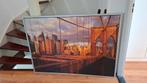 Wanddecoratie Brooklyn Bridge 140x100cm, Ophalen, 125 cm of meer, Zo goed als nieuw, Schilderij