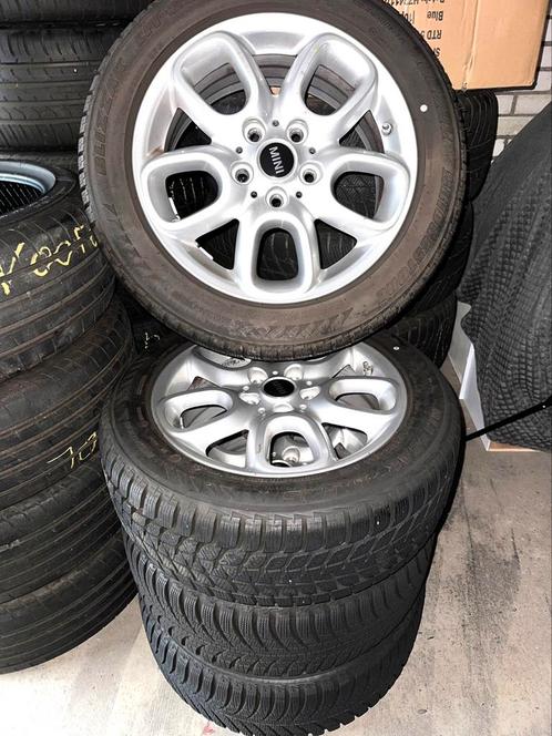 MINI velgen Winterbanden 195/55/15 Bridgestone, Auto-onderdelen, Banden en Velgen, Banden en Velgen, Winterbanden, 18 inch, 245 mm
