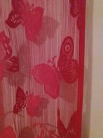 vlinder 'vitrage'; kleur: (fuchsia) roze, Ophalen, Zo goed als nieuw, Wanddecoratie