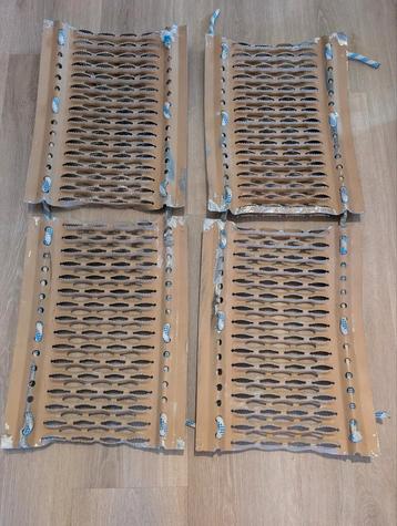 Zware kwaliteit aluminium rijplaten - 2 stuks beschikbaar voor biedingen