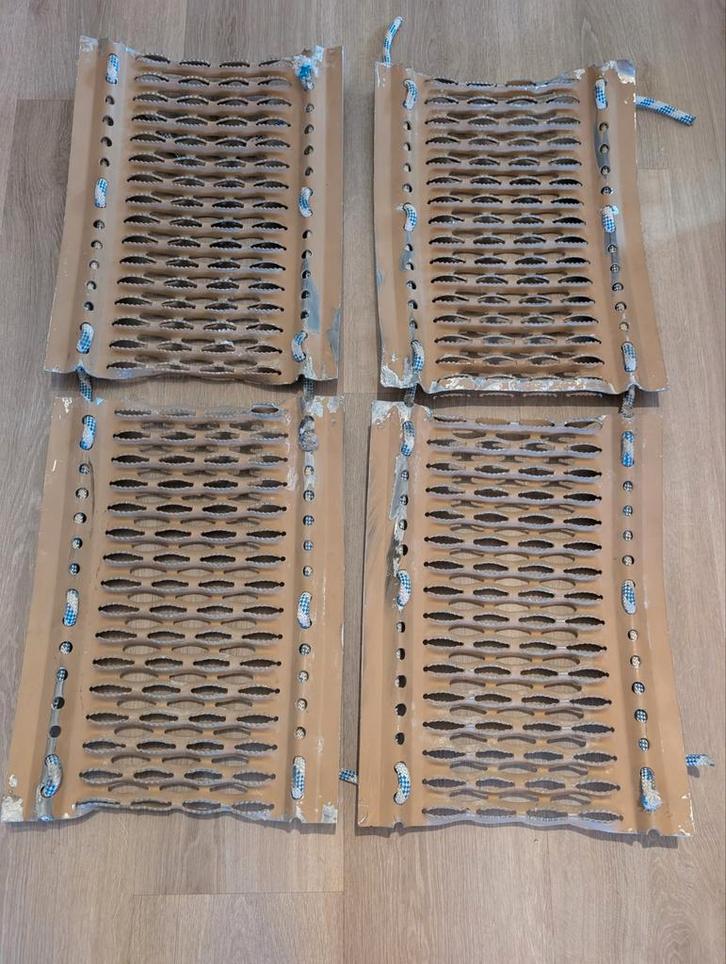 Zware kwaliteit aluminium rijplaten - 2 stuks, Caravans en Kamperen, Caravan accessoires, Gebruikt, Ophalen
