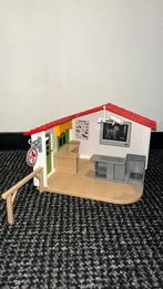 Schleich dierenarts kliniek met accessoires., Ophalen of Verzenden, Zo goed als nieuw