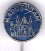 Madurodam donkerblauw op zilverkleurig speldje ( U_095a ), Verzamelen, Speldjes, Pins en Buttons, Verzenden, Zo goed als nieuw