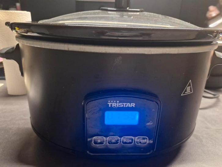 Tristar Slowcooker - VS3920 slowcooker 4,5 liter, Witgoed en Apparatuur, Slowcookers, Gebruikt, Ophalen of Verzenden