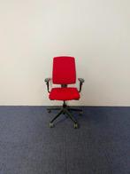 5 x Bureaustoel Inofec Profim RAYA, rood, zwart voetkruis, Ergonomisch, Gebruikt, Bureaustoel, Ophalen