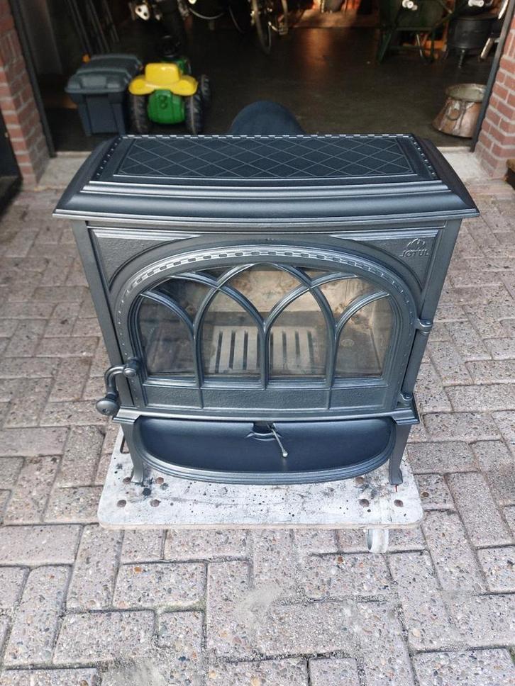 Jotul F400 CB houtkachel, Huis en Inrichting, Kachels, Zo goed als nieuw, Vrijstaand, Houtkachel, Hout, Ophalen