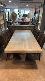 Richmond tafel + 6 stoelen, Zo goed als nieuw, Vijf personen of meer, Rechthoekig, 50 tot 100 cm