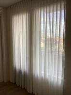 Vitrage met vlinderplooi offwithe, Huis en Inrichting, 200 cm of meer, Beige, 150 tot 200 cm, Ophalen of Verzenden