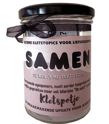 Kletspot Samen - 'De Ken Je Mij Echt?' Editie beschikbaar voor biedingen