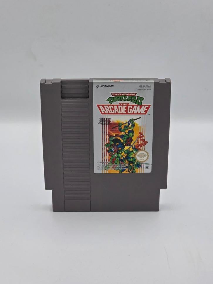 Teenage Mutant Ninja Turtles II - NES, Spelcomputers en Games, Games | Nintendo NES, Gebruikt, Avontuur en Actie, 2 spelers, Vanaf 7 jaar