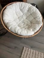 Mooie rotan stoel met wasbaar kussen, Huis en Inrichting, Fauteuils, Ophalen, Minder dan 75 cm, Riet of Rotan, Zo goed als nieuw
