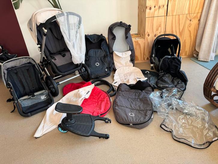 Bugaboo Cameleon, Maxi-Cosi, meerijdplankje, Kinderen en Baby's, Kinderwagens en Combinaties, Gebruikt, Combiwagen, Bugaboo, Met autostoeltje