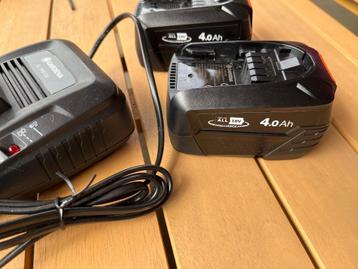2x P4A systeemaccu PBA 18V/72 4.0Ah + snellader AL 18V-20 beschikbaar voor biedingen