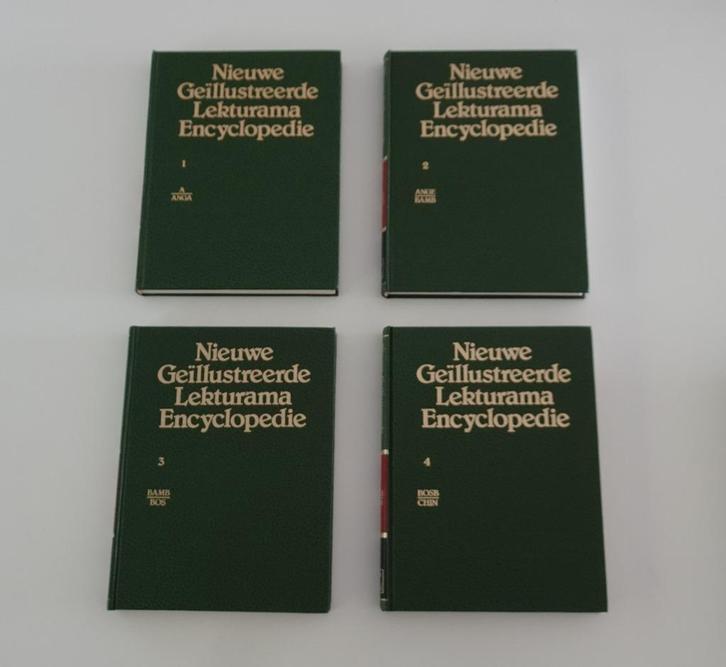 Lekturama, Nieuwe Geïllustreerde Encyclopedie Deel 1 - 4, Boeken, Encyclopedieën, Zo goed als nieuw, Complete serie, Ophalen