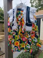 Hippie tuniek met giletje en hoofdband, Kleding | Dames, Ophalen of Verzenden, Zo goed als nieuw, Carnaval