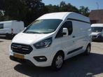 Ford Transit Custom 320 L2 H2 Luxe Sortimo kasten 220v 12483, Auto's, 4 cilinders, Wit, Bedrijf, 2 stoelen