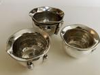 Verzilverde schaaltjes - 3 stuks, Ophalen of Verzenden, Gebruikt