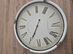 Vintage look wandklok, Huis en Inrichting, Woonaccessoires | Klokken, Ophalen, Zo goed als nieuw, Analoog, Wandklok
