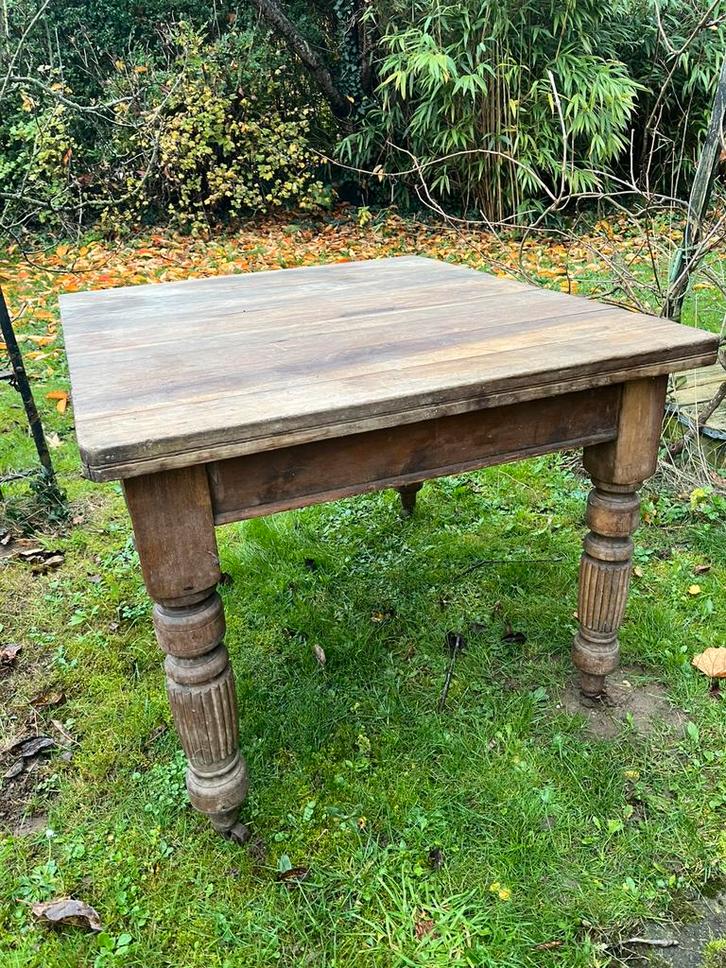 Mooie kersenhouten te verlengen eettafel, Antiek en Kunst, Antiek | Meubels | Tafels, Ophalen of Verzenden