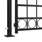 Poort met gebogen bovenkant en 2 palen 105x204 cm, Ophalen of Verzenden, Zo goed als nieuw, 150 tot 200 cm