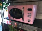 Retro magnetron 20 Liter 700 W Pastel Roze Showroommodel, Witgoed en Apparatuur, Magnetrons, Ophalen, Nieuw, Magnetron, Draaiplateau