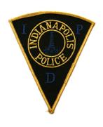 Patch / Embleem USA Police Indianapolis IN, Verzenden, Overige soorten, Amerika, Embleem of Badge