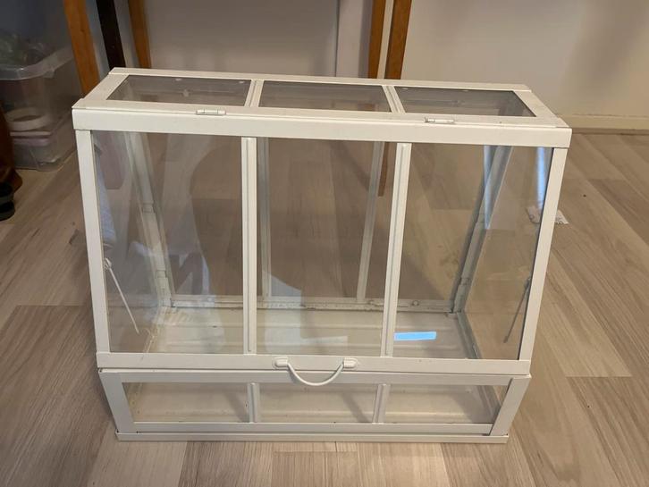 Kleine Kweekkas - Ideaal voor Balkon of Tuin, Tuin en Terras, Kassen, Gebruikt, Kweekkas, Aluminium, Glas, Ophalen