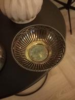 Te koop zilver serveer schaal op chroom standaard, Antiek en Kunst, Ophalen of Verzenden