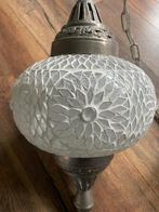 Oosterse hanglamp met mozaïek glas, Ophalen, Zo goed als nieuw, Glas, Minder dan 50 cm