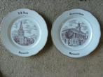 Borden afbeeldingen Barneveld - N.H. Kerk + Gemeentehuis, Antiek en Kunst, Ophalen of Verzenden