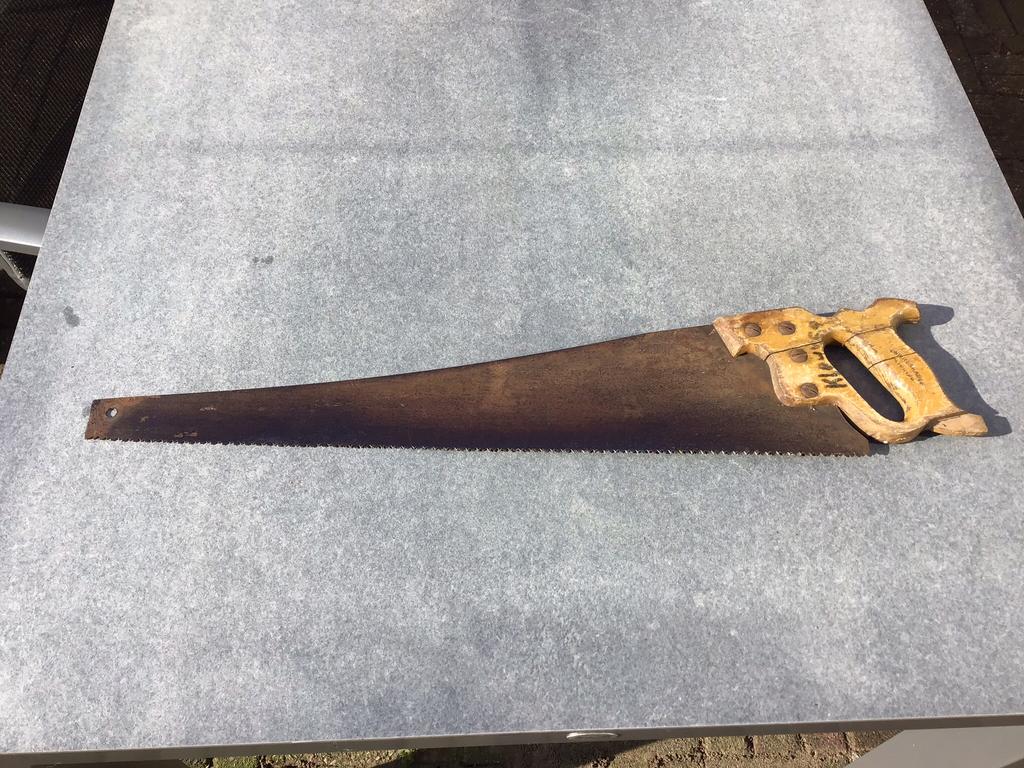 Te koop hand zaag., Ophalen of Verzenden, Gebruikt