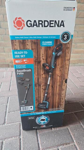 Gardena accu-multireiniger AquaBrush Patio 03/18V P4A beschikbaar voor biedingen