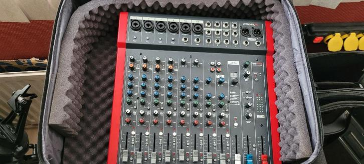 PROEL MQ12USB Analoog mengpaneel, Muziek en Instrumenten, Mengpanelen, Zo goed als nieuw, 5 tot 10 kanalen, Ophalen
