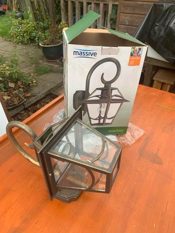 Nieuwe Buitenlamp Messing-look Aluminium beschikbaar voor biedingen
