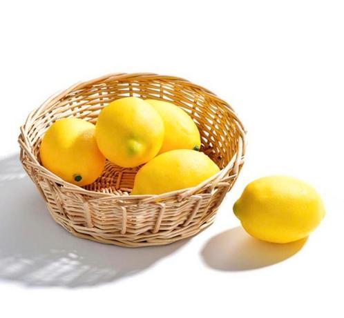 Kunst Citroenen – Sierfruit Nep Voedsel voor Decoratie, Huis en Inrichting, Woonaccessoires | Overige, Nieuw, Verzenden